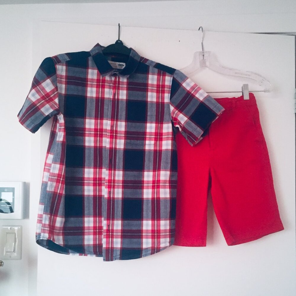 KID'S SHIRT AND SHORTS SET